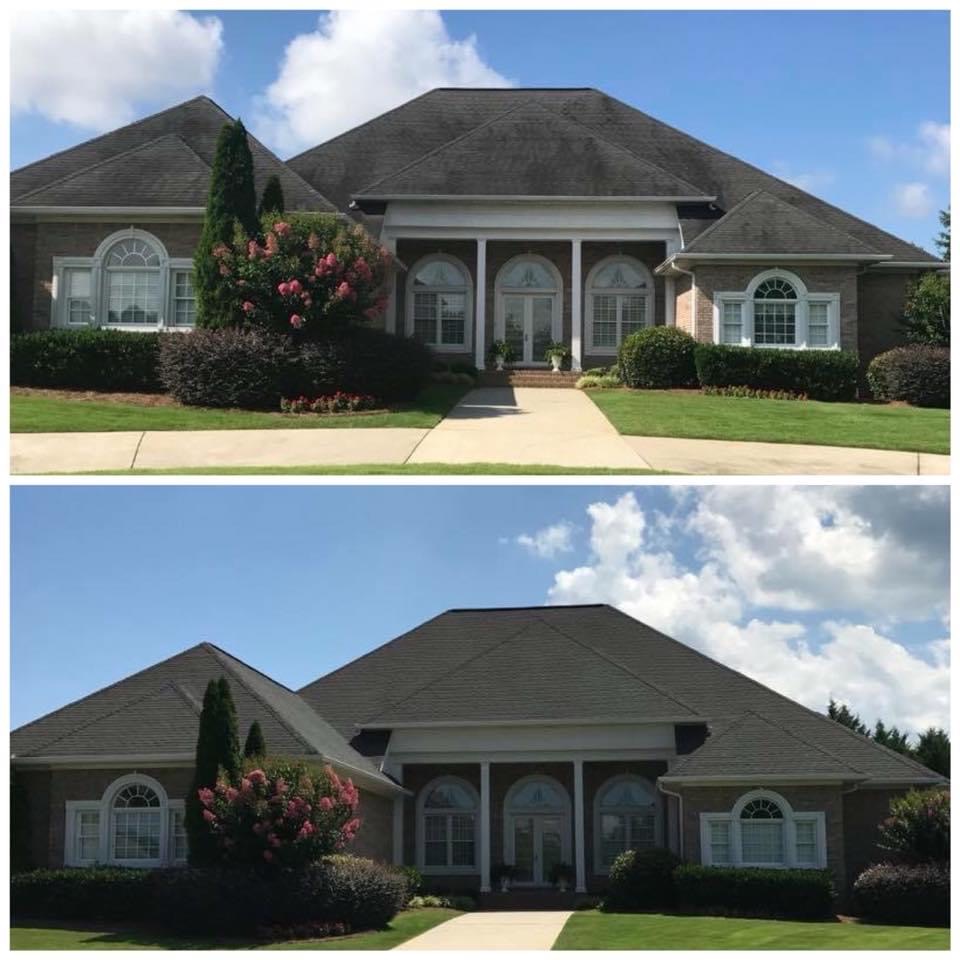 Outstanding Roof Washing Service Completed in Fortson, GA